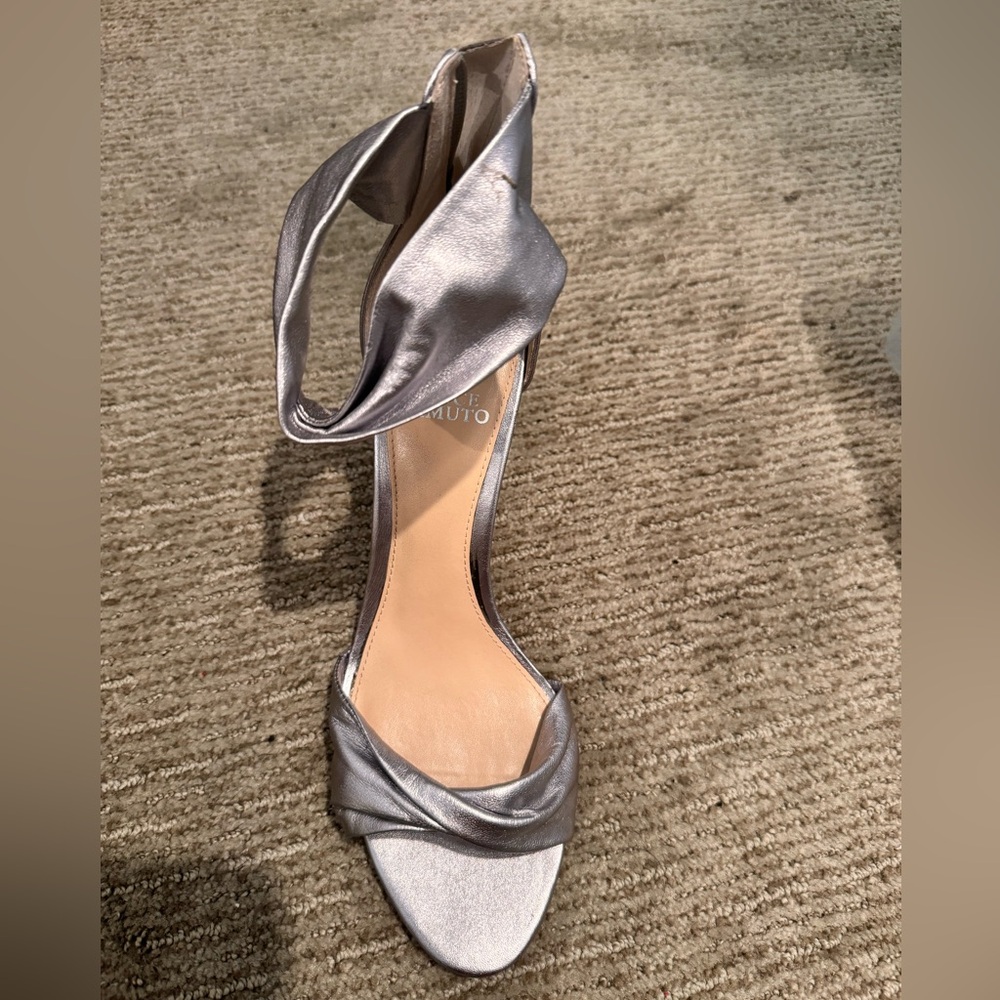 Vince Camuto silver high heel sandals